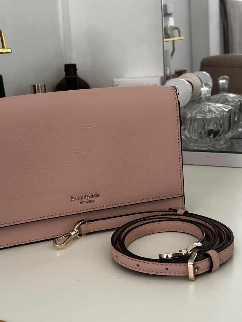 Kate Spade Pink Shoulder/Sling Bag (Category: Cross-body Bags) located in Paranaque City. Submitted by michysseconds (Listing ID 1387442108, Image 2). Description: .