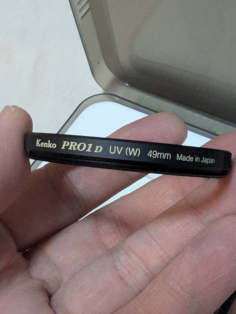 Kenko PRO1D 49mm UV Lens Filter (Category: Lens & Kits) located in Manila. Submitted by zero330 (Listing ID 1387513328, Image 1). Description: ORIGINAL KENKO PRO1D UV LENS FILTER 49MM MADE IN JAPAN.