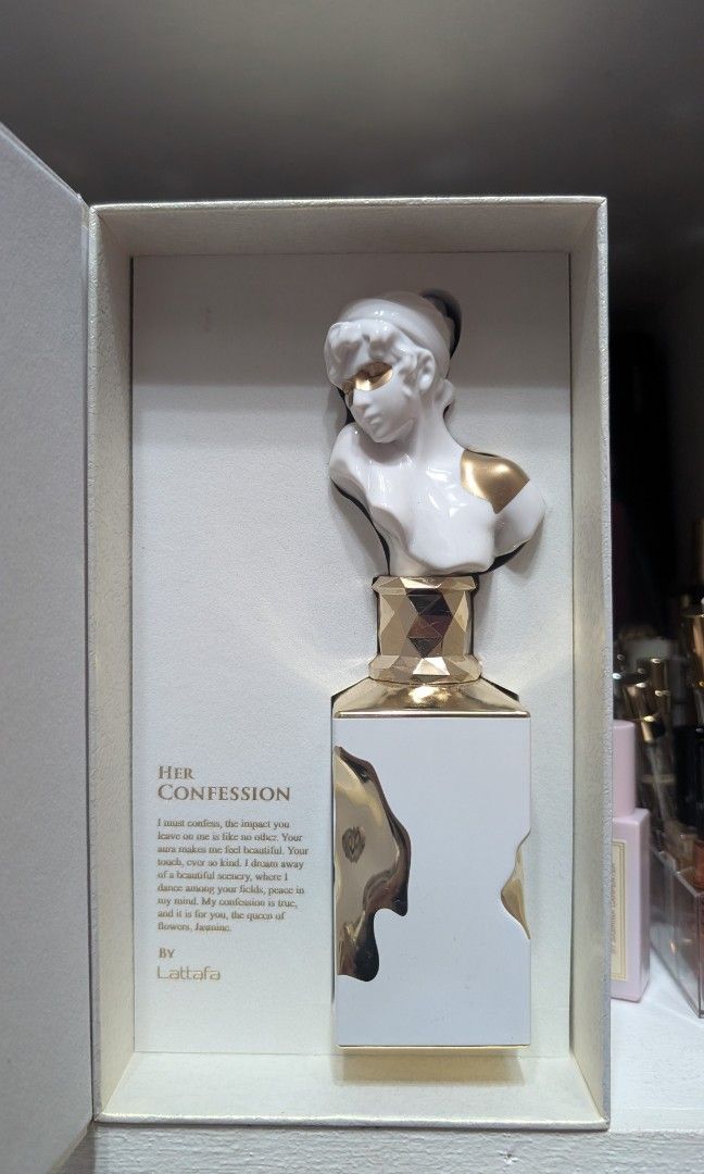 Lattafa Her Confession 100ml (Category: Fragrance & Deodorants) located in San Fernando. Submitted by jctut (Listing ID 1387358997, Image 1). Description: Few sprays missing Full presentation.
