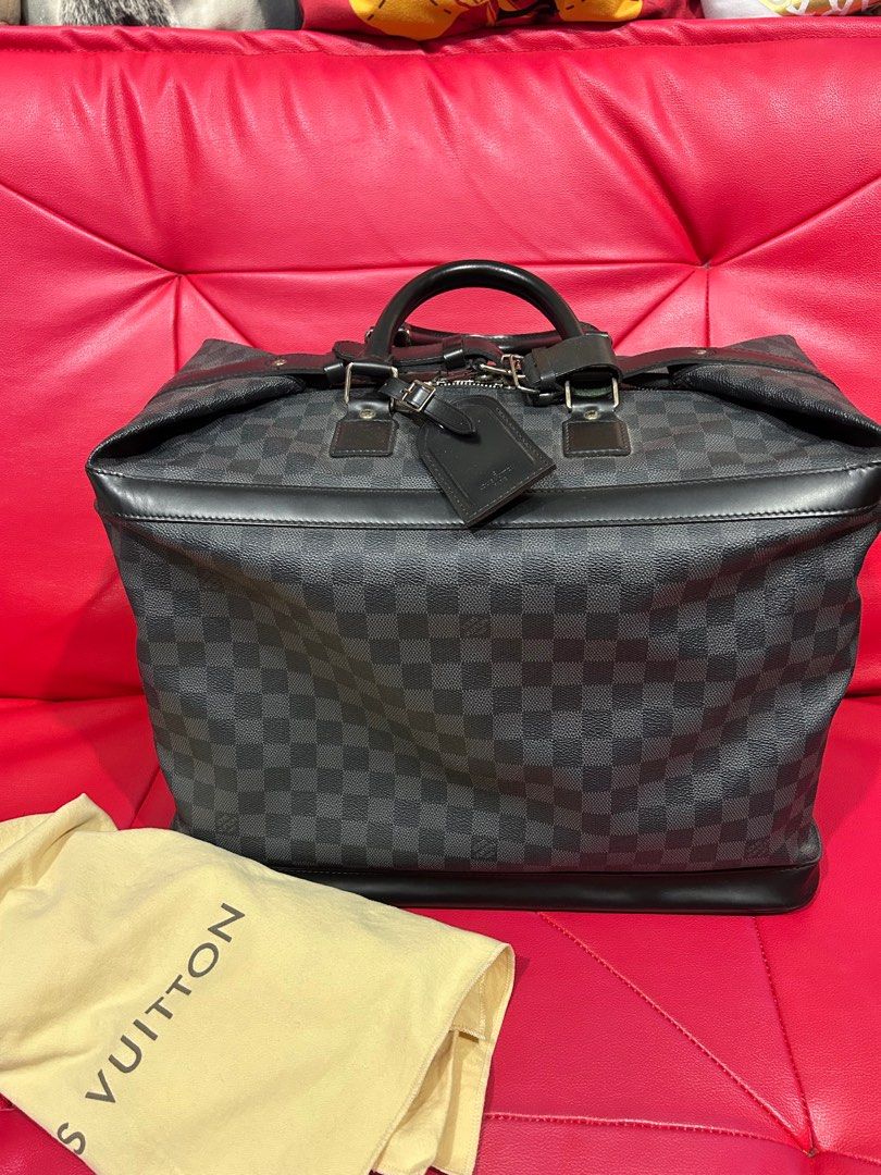 Louis Vuitton Grimaud 45 duffle bag/weekender/keepall (Category: Luxury Bags & Wallets) located in Quezon City. Submitted by mylux_closet (Listing ID 1387480897, Image 1). Description: No noticeable flaws! 100% authentic money back guarantee! Pick up:Mplace Tower D Panay Ave .