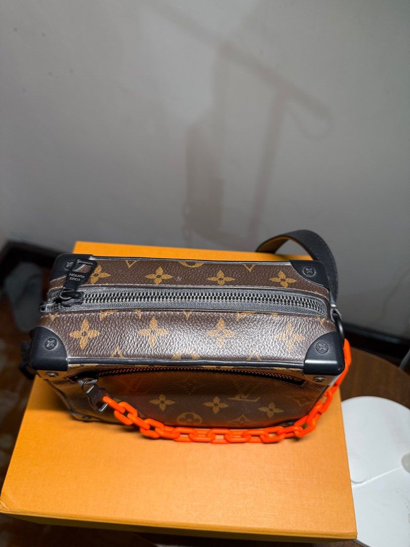 Louis Vuitton Virgil Abloh Mini Soft Trunk (First Collection) (Category: Luxury Bags & Wallets) located in Manila. Submitted by gabztersells (Listing ID 1387411025, Image 3). Description: Louis Vuitton Mini Soft Trunk by Virgil Abloh’s First Collection - guaranteed authentic - complete with box and dust bag - collector’s item - complete chains and strap - excellent condition - negotiable Product Description Go ahead, swoon. Virgil Abloh can do no