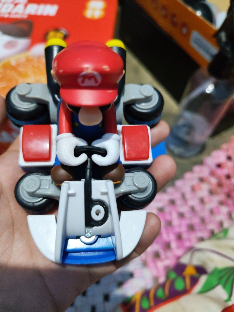 Mario Kart for sale (Category: Vehicle & Diecast Models) located in Quezon City. Submitted by bargaits (Listing ID 1387494294, Image 3). Description: Mario Kart used for display only P200 negotiable WYSIWYG RFS Decluttering Toys in Quezon City Pick Up via Lalamove LBC pag malayo Meet up Sandiganbayan Commonwealth Quezon City only. Salamat..