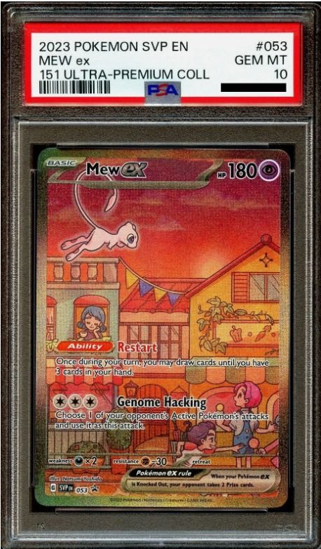 Mew Ex #053 Promo SVP Ultra Premium Collection PSA 10 Gem Mint Pokemon ...