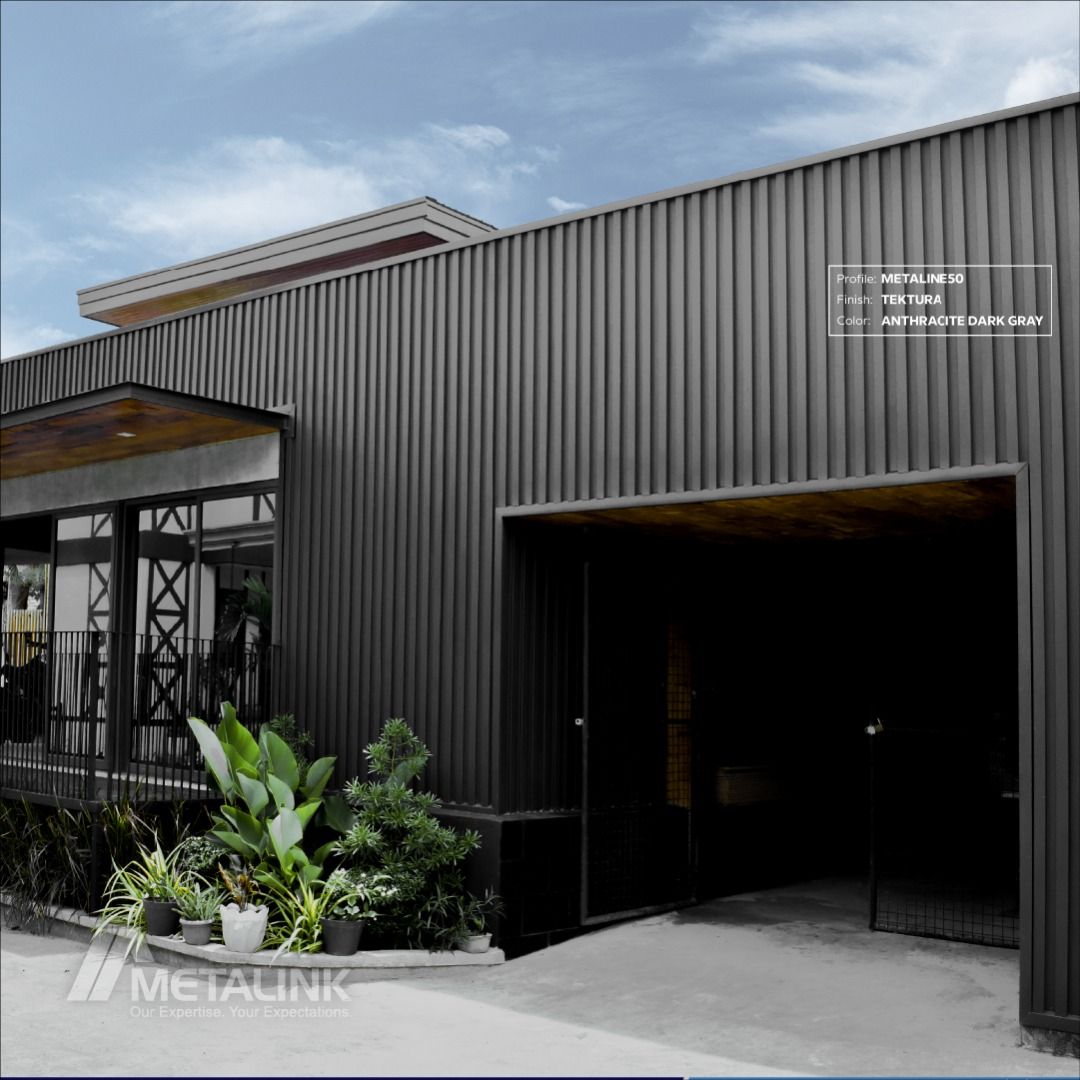 MULTI-RIB WALL - METALINE50 (Category: Construction & Building Materials) located in Quezon City. Submitted by metalinkcorp (Listing ID 1387405750, Image 2). Description: METALINE50 is a concealed fastener multi-rib wall panel that looks aesthetically appealing and elegant. It is primarily designed for horizontal applications but it can also be installed vertically to give a distinguished architectural design. Key specifications: Thickness: 0.50m
