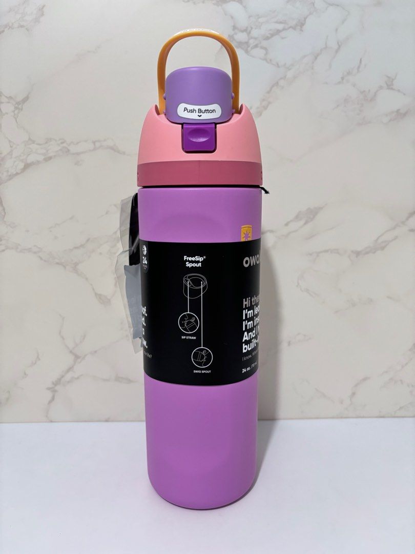 Owala Disney Rapunzel 24oz (Category: Water Bottles & Tumblers) located in Pasig City. Submitted by imogen.hub (Listing ID 1387446087, Image 3). Description: Owala Freesip Disney Rapunzel 24oz 100% Authentic, US sourced Onhand and ready for SDD .