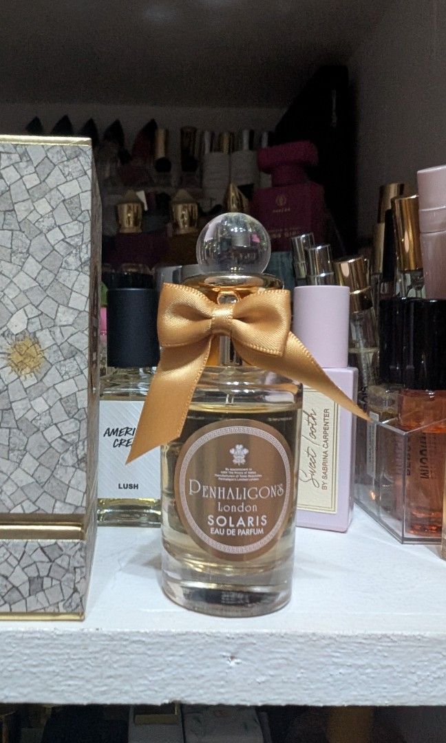 Penhaligon's Solaris EDP 30ml (Category: Fragrance & Deodorants) located in San Fernando. Submitted by jctut (Listing ID 1387358383, Image 3). Description: about 29ml - see photo Full Presentation.
