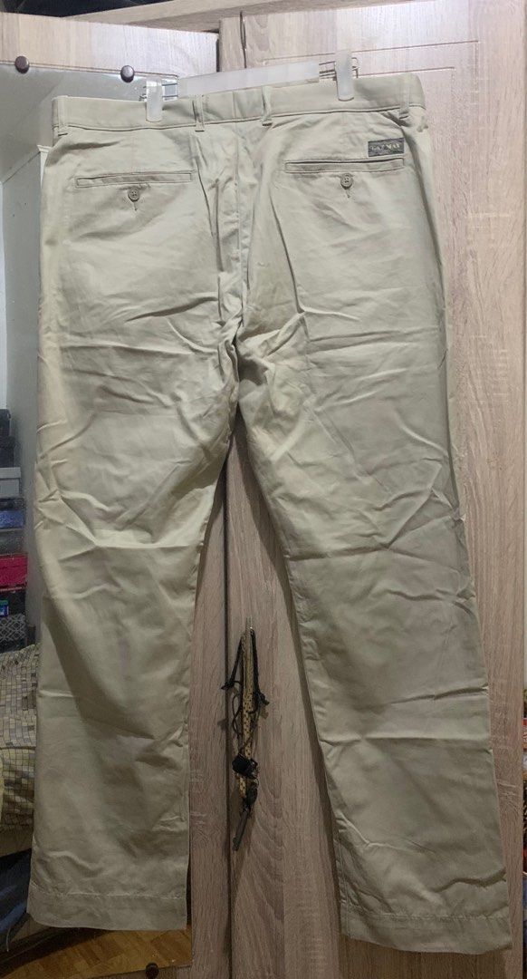 Plus size Men’s Trousers: Khaki (Category: Trousers) located in Santa Rosa. Submitted by thriftyjs (Listing ID 1383913181, Image 3). Description: Personal Preloved from Australia Mostly 10/10 condition Details are in the photos Manually measured in inches Location: Sta. Rosa, Laguna MOP: Gcash MOD: J&T DM us with a SCREENSHOT of your orders or inquiries Disclaimer: Our shop is not affiliated with any brands mentioned. All trademarks and copyright