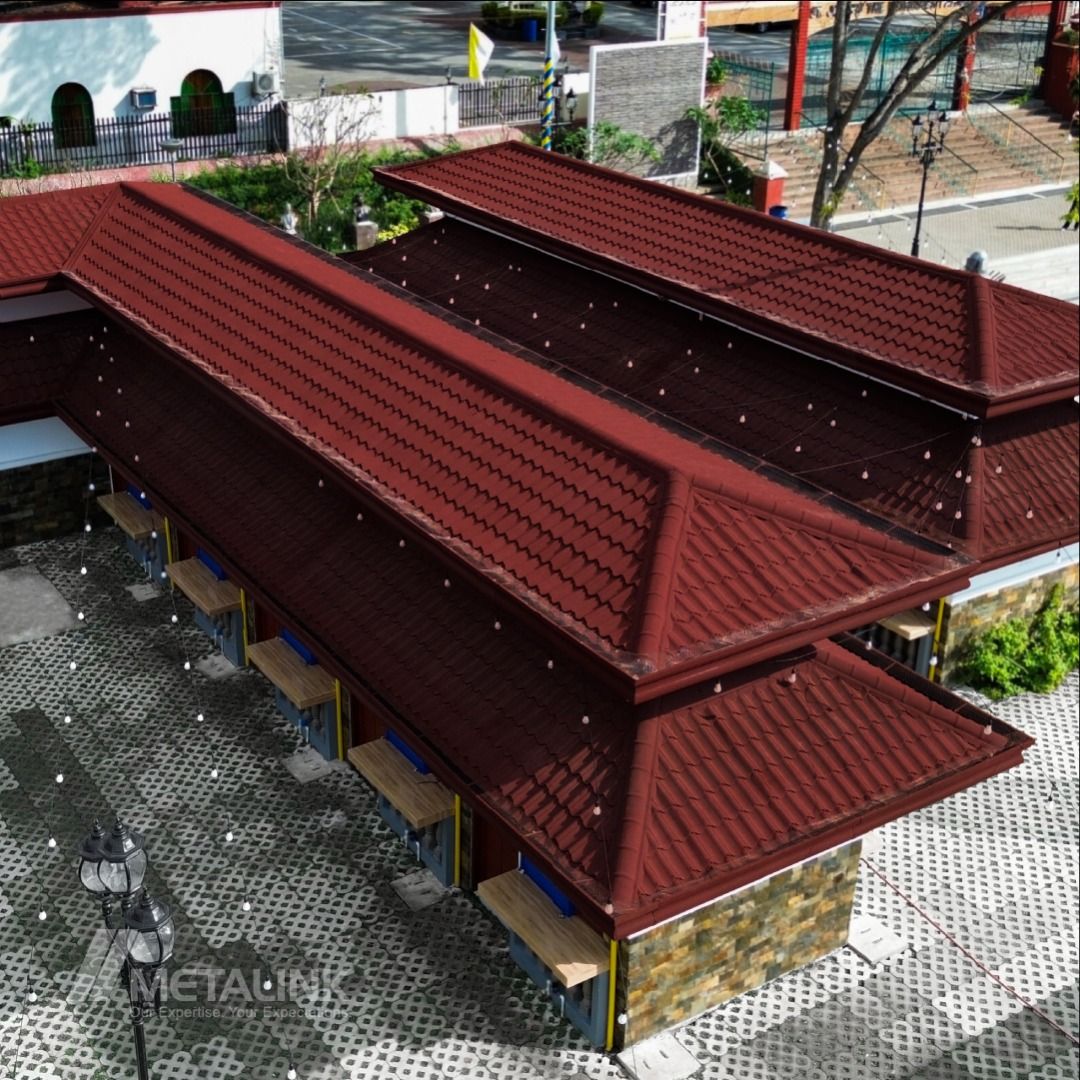 PREMIUM LONG SPAN TILE ROOF - STONETILE (Category: Construction & Building Materials) located in Quezon City. Submitted by metalinkcorp (Listing ID 1387419641, Image 2). Description: REVOLUTIONARY STONE-COATED TECHNOLOGY STONETILE is the first and only patented long-span stone-coated roof in the country, based on our premium Euro Elegance Premiere profile. Experience the luxurious look of natural stone combined with the superior performance of lo