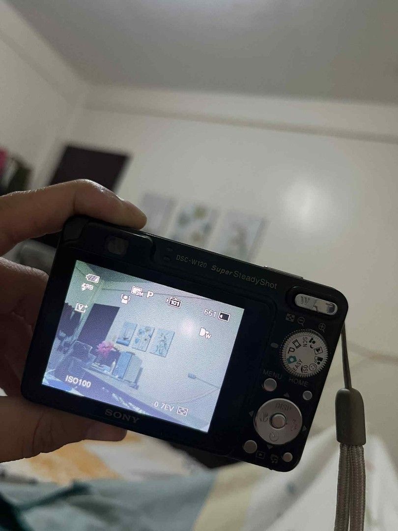 sony cybershot dsc w120 (Category: Cameras) located in Manila. Submitted by gigipieen (Listing ID 1387516952, Image 2). Description: Sony Cybershot DSC-W120 (Black) All functions are working-flash, buttons, zoom, video, audio Body condition: 8 /10 with signs of usage Inclusions: Battery, charger, memory card, strap No issue! can do vc Location: Dasmariñas cavite Payment: GCash, UnionBank, BPI, SeaBank Delivery: Lalamove, J&T Express NO return/exc