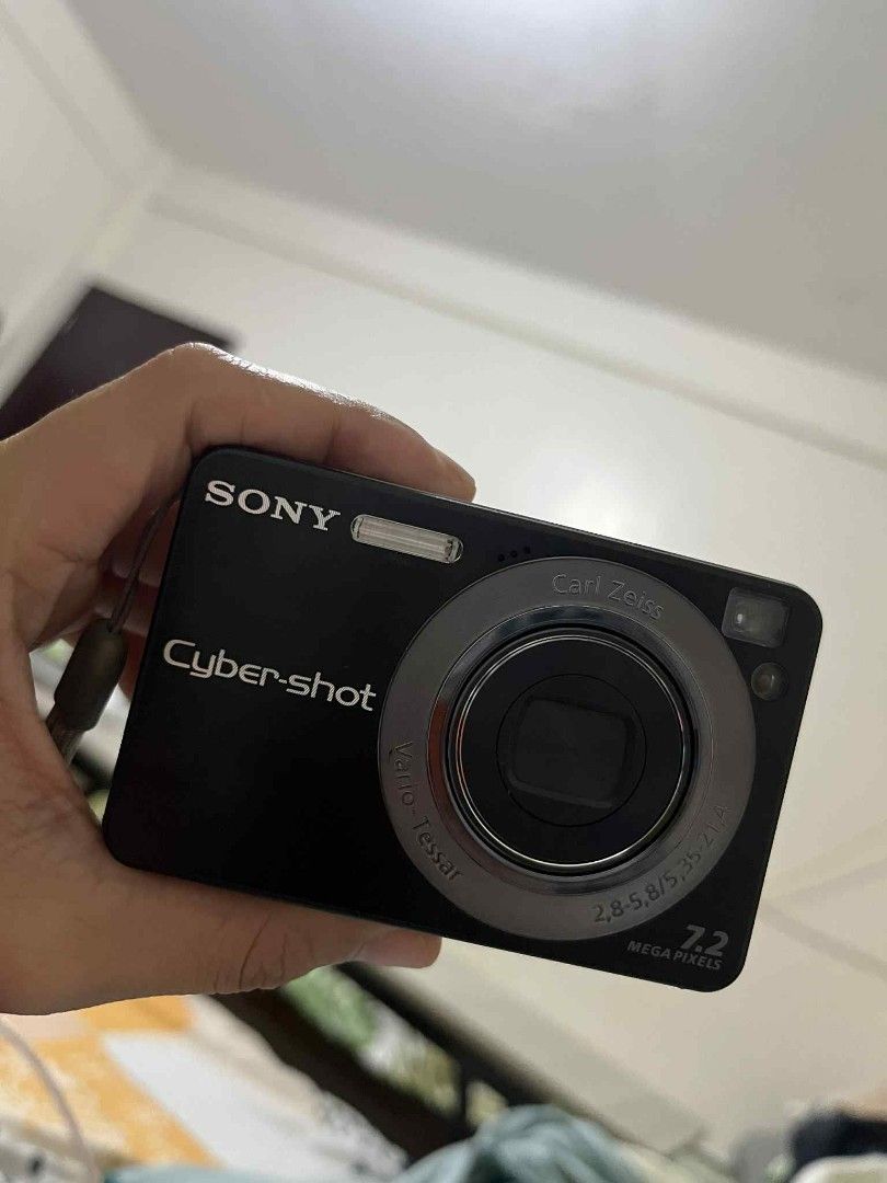 sony cybershot dsc w120 (Category: Cameras) located in Manila. Submitted by gigipieen (Listing ID 1387516952, Image 1). Description: Sony Cybershot DSC-W120 (Black) All functions are working-flash, buttons, zoom, video, audio Body condition: 8 /10 with signs of usage Inclusions: Battery, charger, memory card, strap No issue! can do vc Location: Dasmariñas cavite Payment: GCash, UnionBank, BPI, SeaBank Delivery: Lalamove, J&T Express NO return/exc