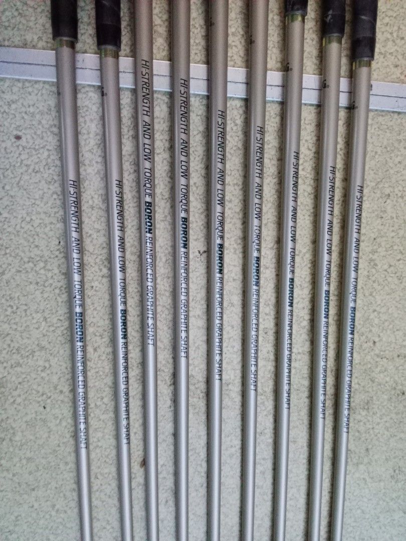 Spalding Scorcher Golf irons flex R (Category: Golf) located in San Pedro. Submitted by trisheljas_japansurplus (Listing ID 1387454776, Image 3). Description: 📍for Sale 📍 SpaldingScorcher golf irons Flex R HI-STRENGTH AND LOW TORQUE BORON REINFORCED GRAPHITE SHAFT you can pick up personal sa aming shop Located 📍 Filinvest Homesite barangay bagong silang san Pedro Laguna 📍.