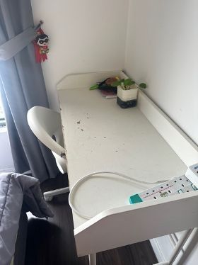 Study Table (Category: Tables & Sets) located in Kuala Lumpur. Submitted by cute8332 (Listing ID 1387420018, Image 2). Description: HAUGA Desk White ping for more details.