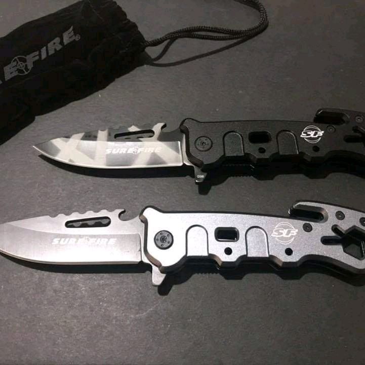 SUREFIRE 6in1 Outdoor Foldable Camping Knife (Category: Other Sports Equipment and Supplies) located in Manila. Submitted by philippians143 (Listing ID 1387450393, Image 2). Description: 6in1 Multifunctional Foldable Knife Wholesale Pwede PM lang po 📩 Loc: Tondo / Mandaluyong Payment: GCASH / BDO Delivery: Lalamove / GRAB Outside MNL & PROVINCE: J&T COURIER.