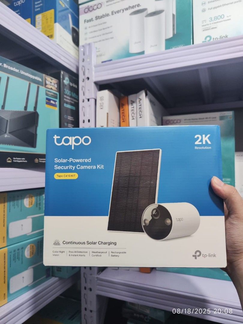Tapo C410 Kit Solar CCTV Camera Surveillance (Category: Security Systems & CCTV Cameras) located in Taguig. Submitted by tplink.imackdigitals (Listing ID 1387481559, Image 1). Description: .