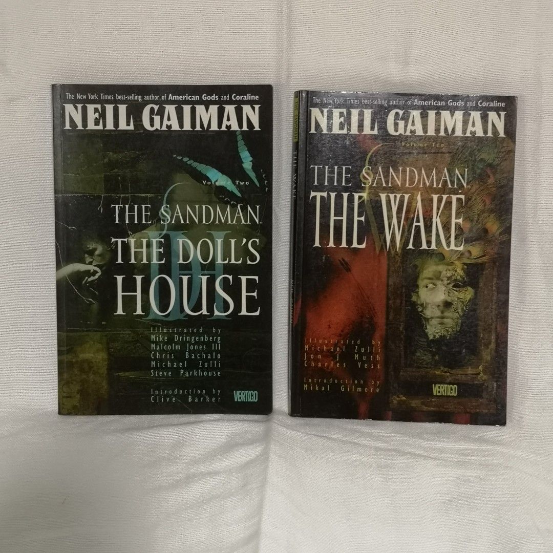 The Sandman Volumes 2 and 10 (Category: Comics & Manga) located in Quezon City. Submitted by bluebutterflycoffetc (Listing ID 1387431407, Image 1). Description: Selling these two volumes as a set. Hopefully the stories can still bring others the joy of fantasy as they did for me many years ago :).