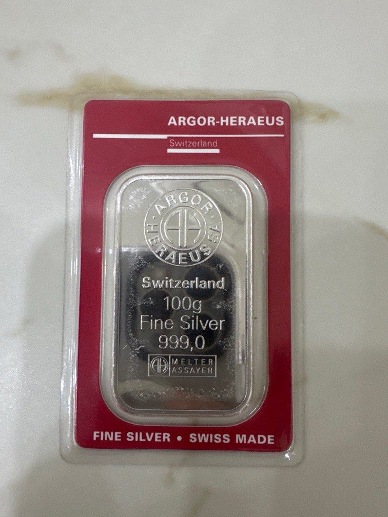 100G SILVER ARGOR HERAEUS GUARANTEED AUTHENTIC AND LOW PRICE (Category: Looking For) located in Manila. Submitted by mdeclutterz (Listing ID 1387653762, Image 1). Description: 100g silver ARGOR HERAEUS GUARANTEED AUTHENTIC LOW PRICE AND WORTH IT.