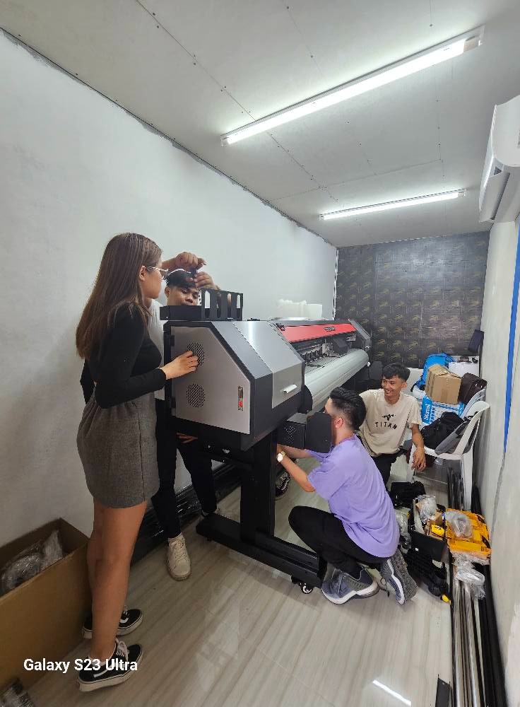 10ft large format printer machine dual head package, Computers & Tech ...