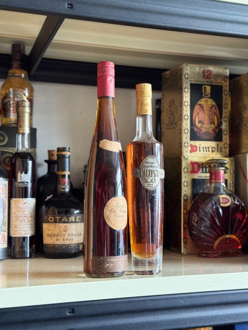 🍷720ml FOV Finest Old Vintage Cognac & Calypso XO Brandy 350ml