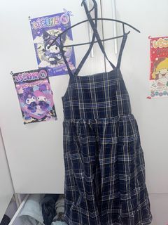 格紋吊帶裙64216657959811110