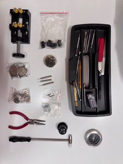 手錶維修工具套裝連9隻練手機芯64213243640835110