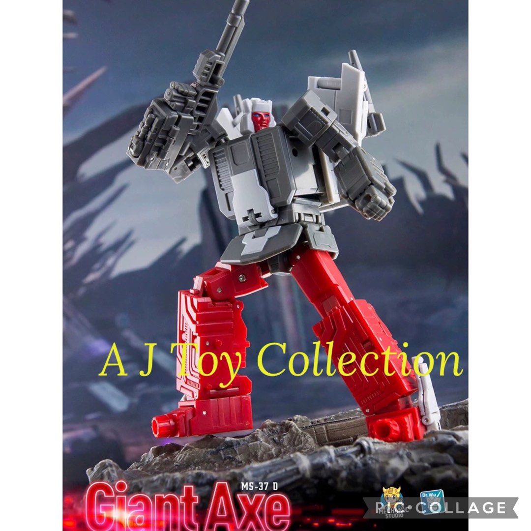 [ In Stock ] Transformers Dr Wu & Mechanic Toys MS-37D MS37D Giant Axe ...