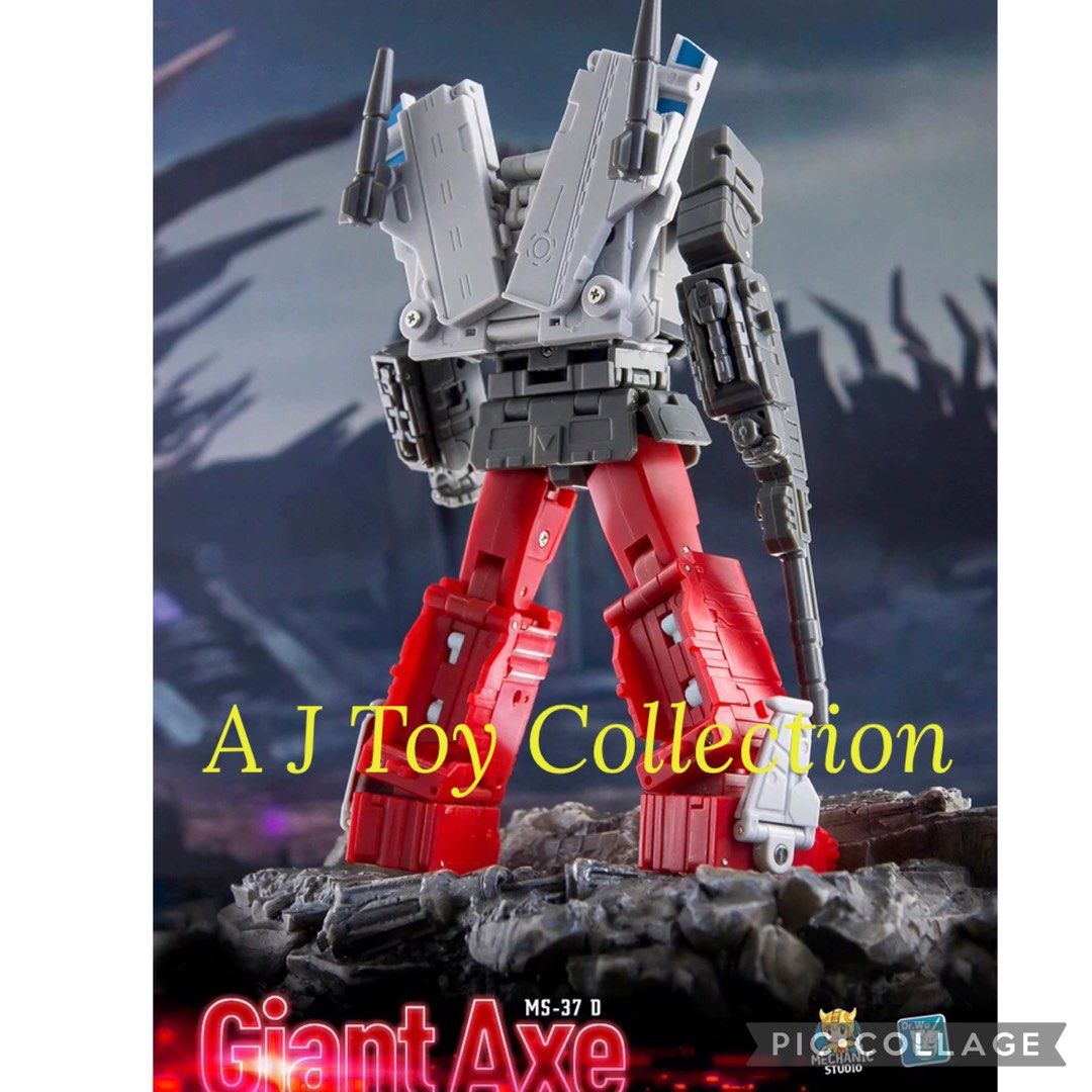 [ In Stock ] Transformers Dr Wu & Mechanic Toys MS-37D MS37D Giant Axe ...