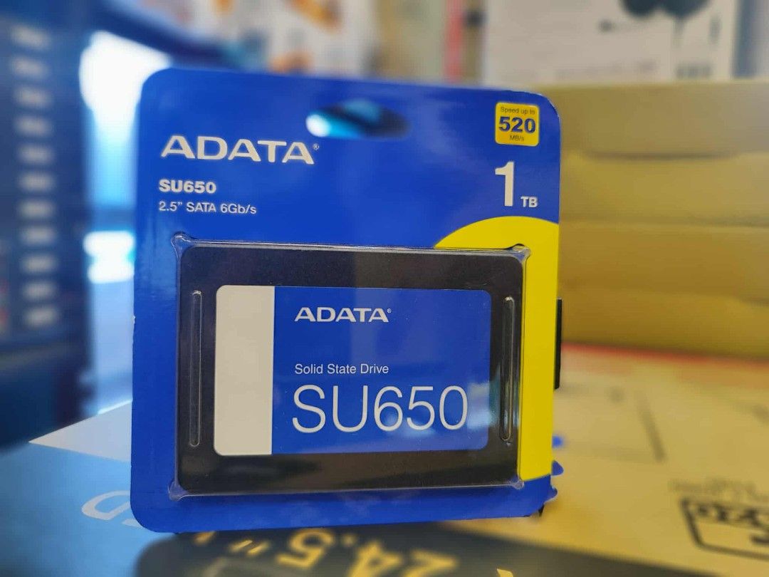 ADATA 1TB 2.5" SSD Sata SU650 ASU650SS-1TT-R (Category: Computer Parts) located in Makati City. Submitted by slaccessoriesshop (Listing ID 1387626298, Image 2). Description: ADATA 1TB 2.5" SSD Sata SU650 ASU650SS-1TT-R 💥 ELECTRONICS, COMPUTER ACCESSORIES AND APPLIANCES 💥 All Items - Original / Brand New / Sealed We issue SALES INVOICE With WARRANTY RECEIPT With TECHNICAL SUPPORT Accepting BULK ORDERS We are OPEN EVERYDAY ! Same Day Delivery DEL