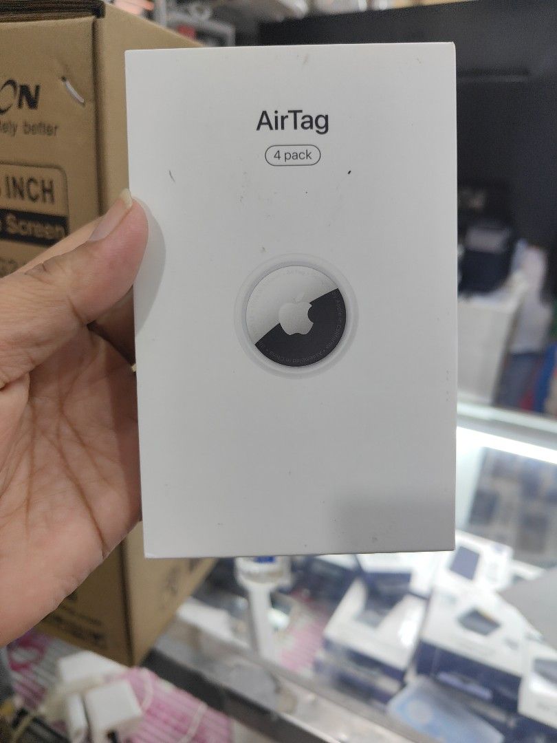 Airtag original apple 4 pack (Category: Other Mobile & Gadget Accessories) located in San Juan City. Submitted by nerizapagara (Listing ID 1387737774, Image 1). Description: airtag 4 pack 5500 airtag 1 pack 2000 original sealed home credit available srp price istallment available CREDIT CARD with percent we have store visit WIRELESS 3RD FLR VMALL GREENHILLS we have page J.A.J.GADGET SHOP.