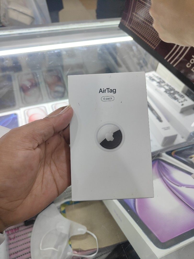 Airtag original apple 4 pack (Category: Other Mobile & Gadget Accessories) located in San Juan City. Submitted by nerizapagara (Listing ID 1387737774, Image 2). Description: airtag 4 pack 5500 airtag 1 pack 2000 original sealed home credit available srp price istallment available CREDIT CARD with percent we have store visit WIRELESS 3RD FLR VMALL GREENHILLS we have page J.A.J.GADGET SHOP.