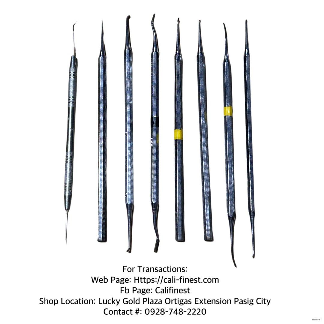 American Dental Instruments take all (Category: Medical Supplies & Tools) located in Pasig City. Submitted by califinestcollectibles (Listing ID 1387588412, Image 1). Description: American Dental Instruments 8pcs take all -American Dental MFG 00. Swideck 20 Stainless 34 -American Fagie Explorer 2 USA CE -American Dental MFG 00. 20-9-6 Swidecki -American Dental MFG 00. 10-4-6 Swidecki 25 -American Dental MFG 00.6-3-12 Swedecki UCSF 27 -American De