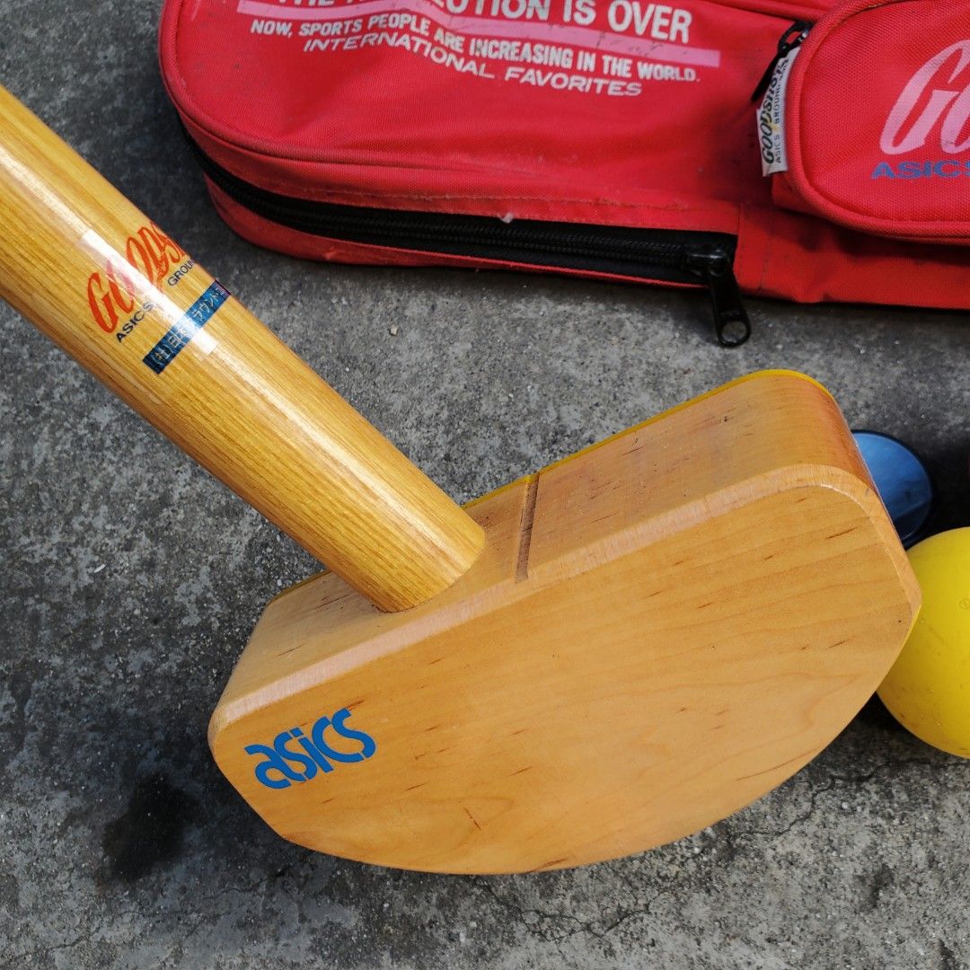 ASICS Ground Golf Vintage (Category: Golf) located in Caloocan City. Submitted by huntkoto (Listing ID 1387725517, Image 3). Description: ASICS GROUND GOLF ALMOST NEW Complete with bag Location: North Caloocan.