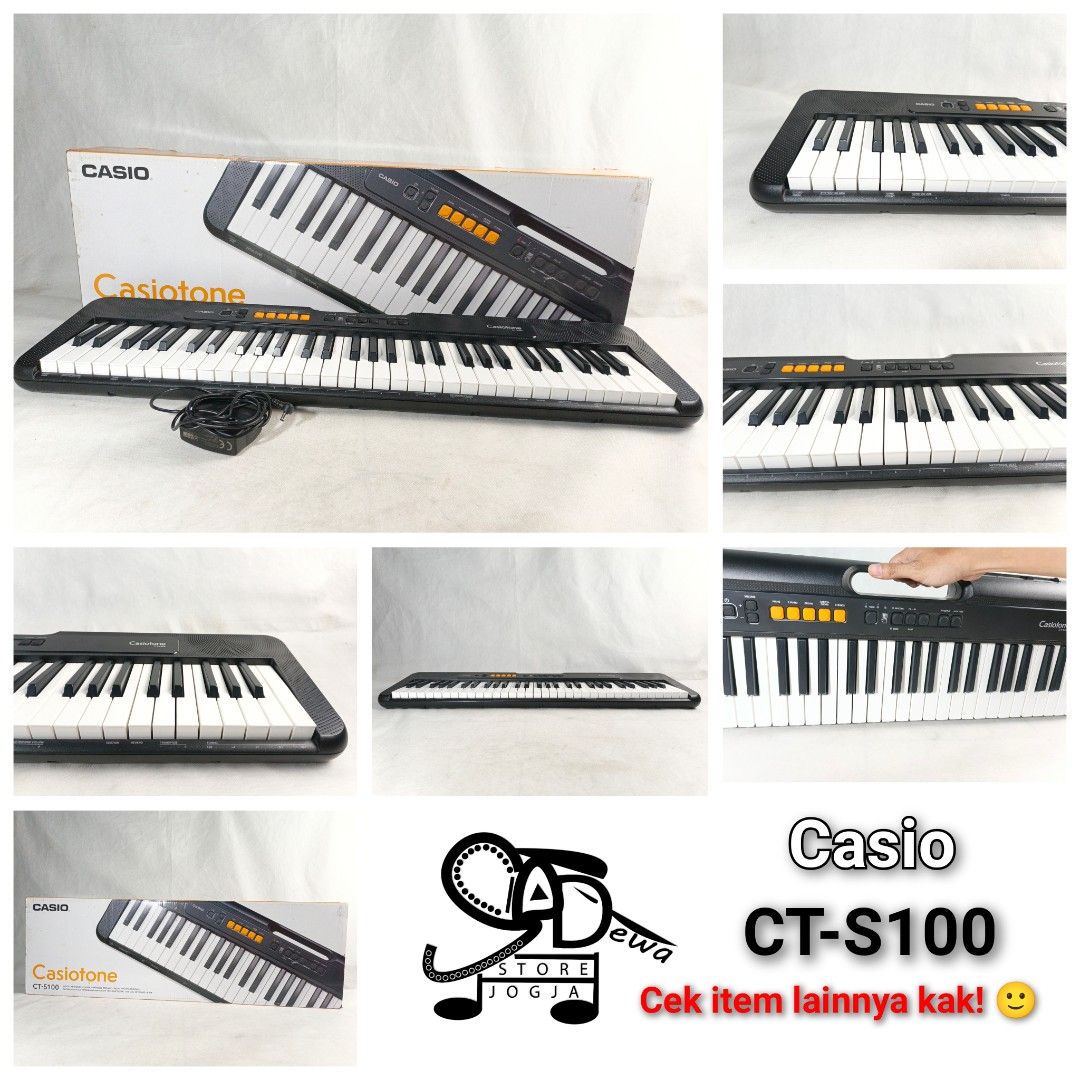 CASIO CT-S100 CTS100 CT S100 CTS 100 KEYBOARD GO PIANO 61 61P PORTABLE
