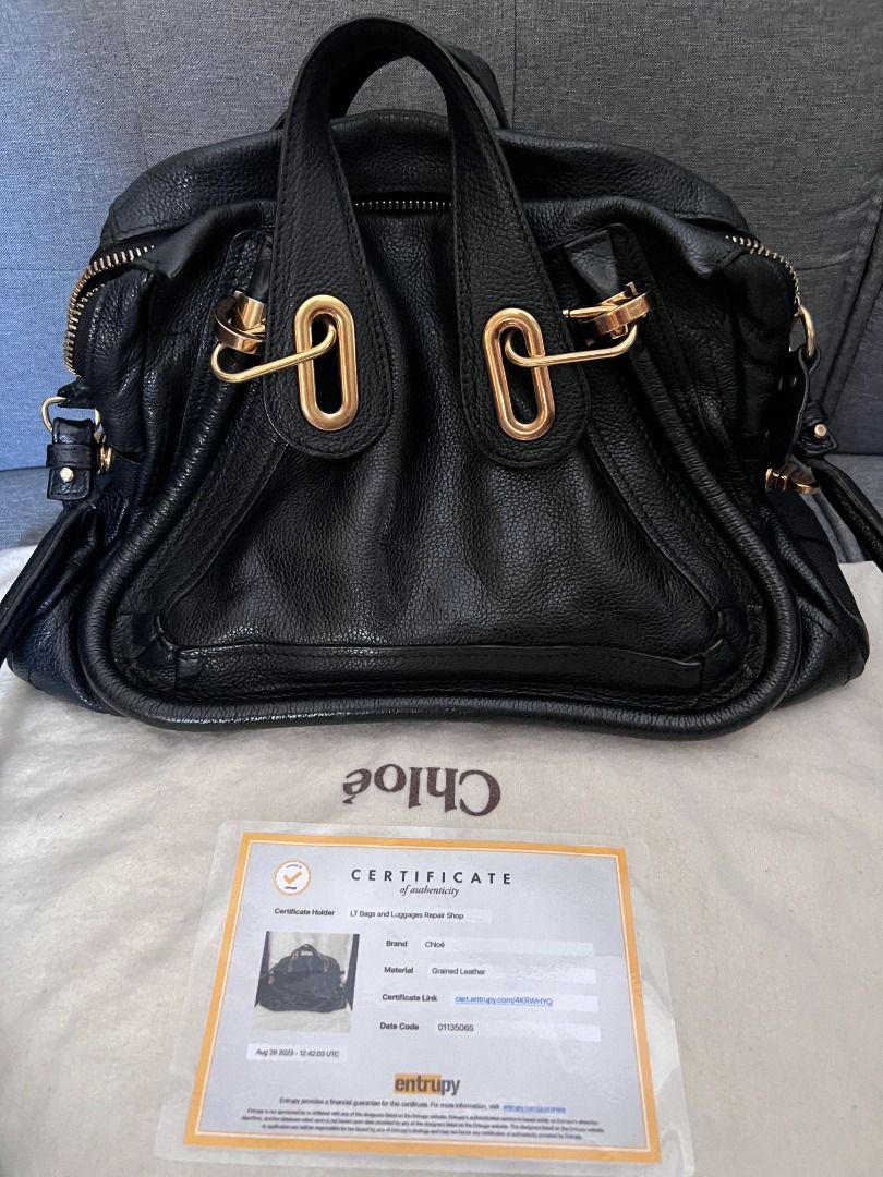 Chloe Paraty (Category: Luxury Bags & Wallets) located in Cainta. Submitted by mc_chic (Listing ID 1387586578, Image 1). Description: Chloe paraty bag 💯 authentic Comes with dust bag and entrupy bag Very spacious and one of my favorite bags 😍 Gold hardware 3 way bag; cross body, top handle or shoulder bag .