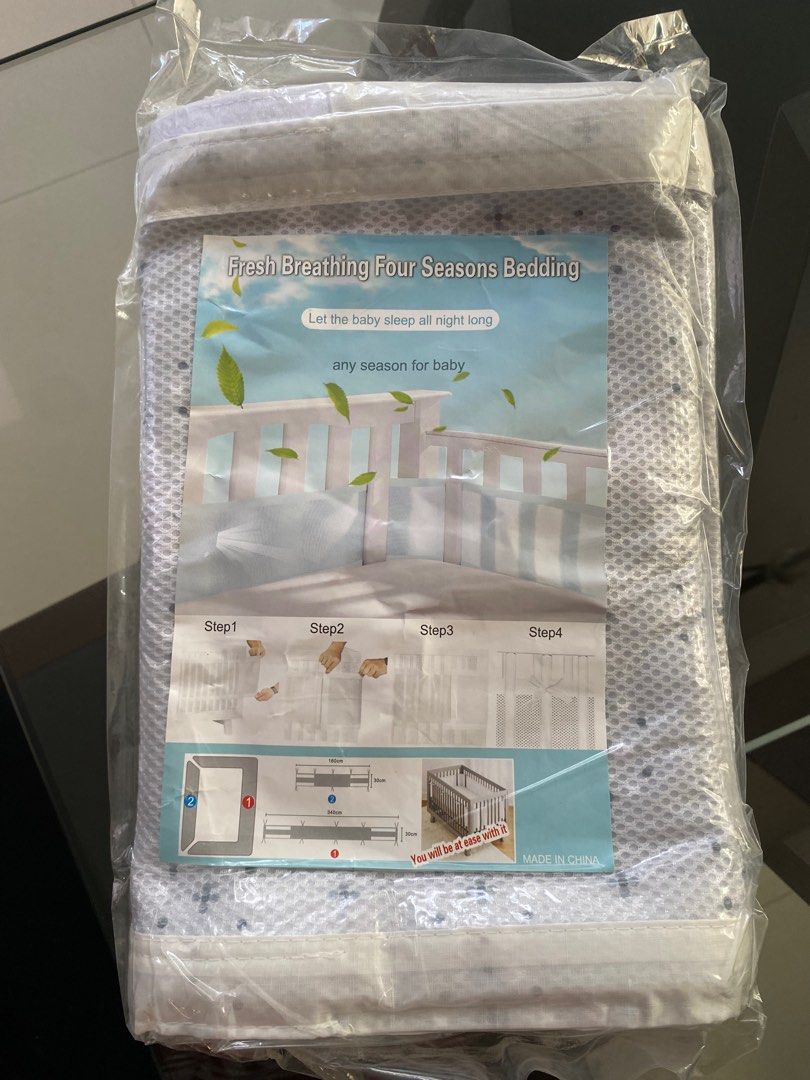 Crib guard/ bumper (net type) (Category: Bed Guards) located in Paranaque City. Submitted by chescab_87 (Listing ID 1387591157, Image 1). Description: .