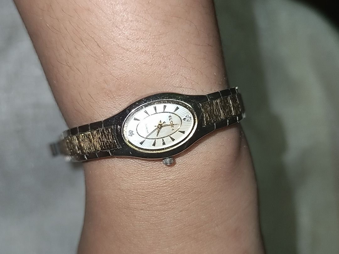 Elgin watch (Category: Luxury Watches) located in Quezon City. Submitted by maeclosetph (Listing ID 1387662900, Image 3). Description: We do meet ups 📌Take note : As this is a pre-owned watch, please expect signs of usage and manage your expectations accordingly..