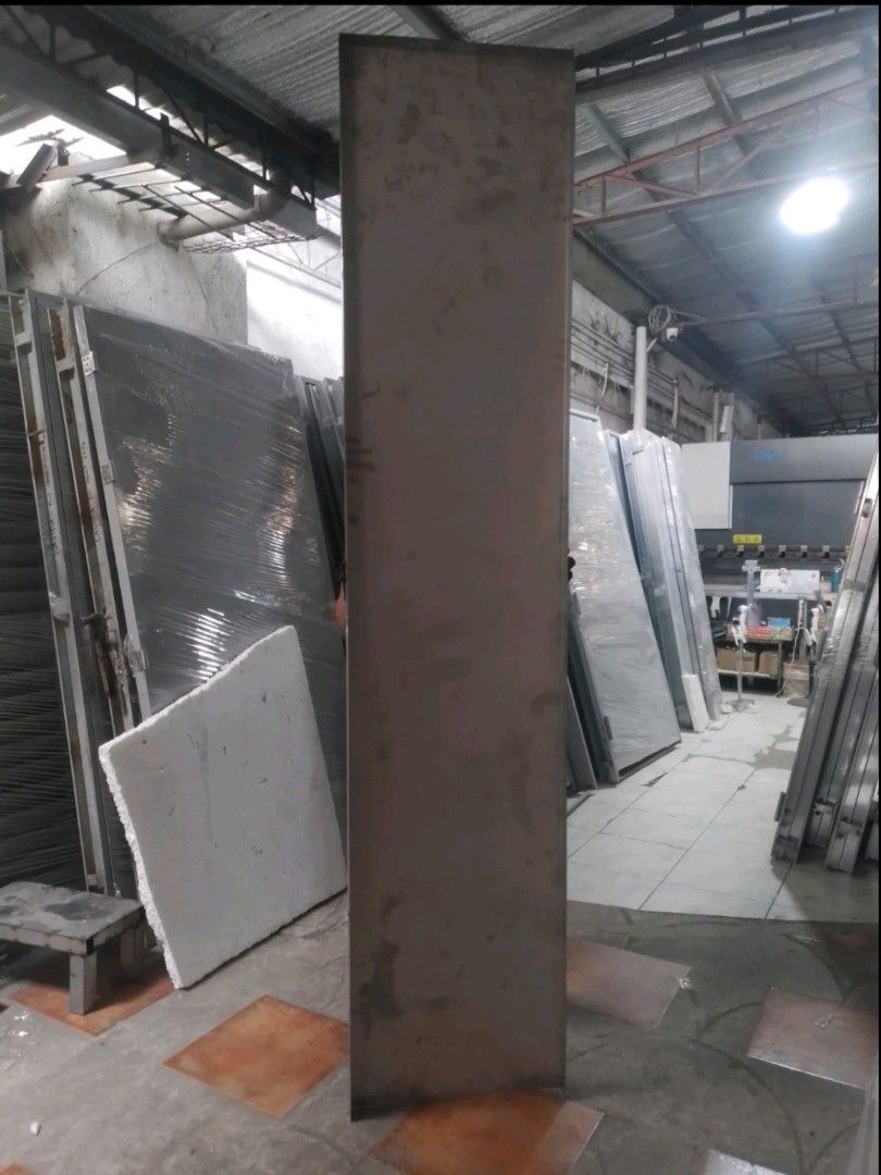 Folded Stainless Sheet (Category: Construction & Building Materials) located in Manila. Submitted by luxuriouslife77 (Listing ID 1387691420, Image 2). Description: For Sale Brand New Folded Stainless Sheet 0.5 thickness Size 4x2 ft Folded three sides (5cm each side) Set of 6pcs. Perfect use for drain pan, etc. Gcash/ Bank transfer Lalamove delivery.