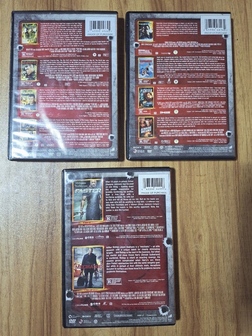 FULLY LOADED 10-Movie DVD Collection (Category: CDs & DVDs) located in Kabankalan. Submitted by Videoshop.ph (Listing ID 1387620037, Image 2). Description: FULLY LOADED 10-Movie DVD Collection Original/Imported from US In excellent condition Sold as set for P500 only MOP: GCASH MOD: J&T.