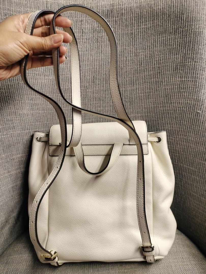 SALE🌲Furla White Backpack (Category: Luxury Bags & Wallets) located in Mabalacat. Submitted by chiccharmbymitch (Listing ID 1387676601, Image 3). Description: .