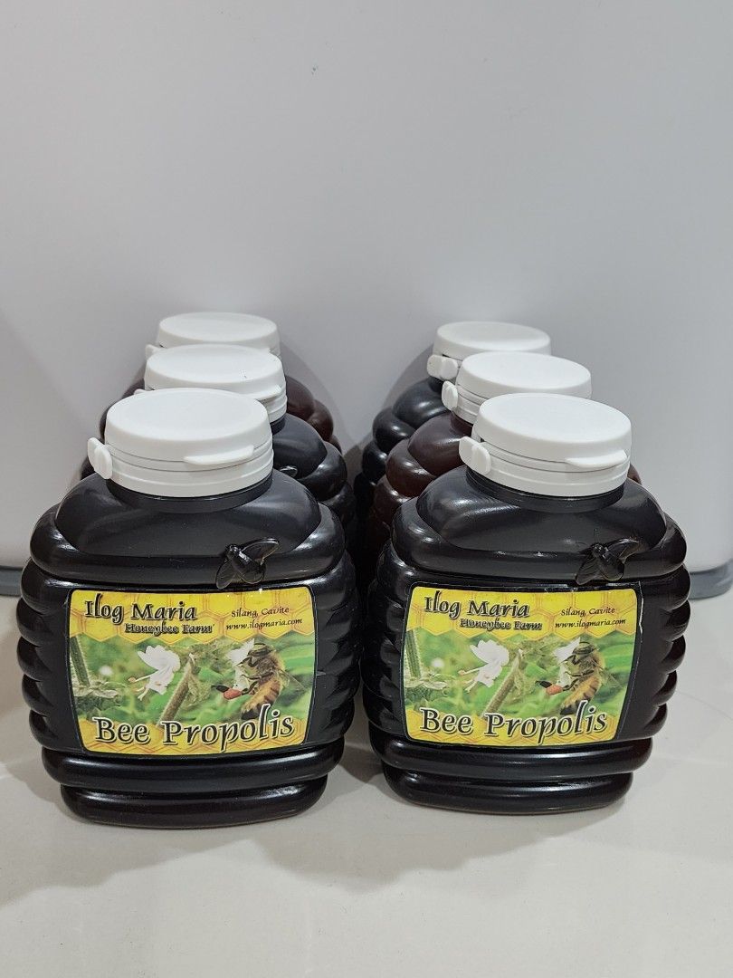 Ilog Maria Bee Propolis sealed P750 each (Category: Health Food, Drinks & Tonics) located in Quezon City. Submitted by nostalgicfix (Listing ID 1387632858, Image 1). Description: 6 sealed bottles available for P800 each.