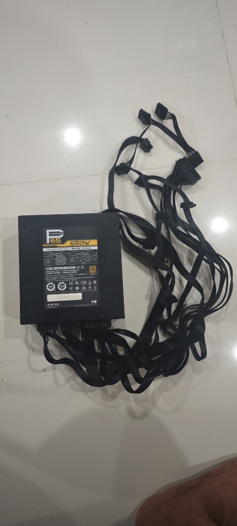 InWin P Series P65 650W SECC ATX12V EPS12V APFC 80 PLUS Gold Certified ...