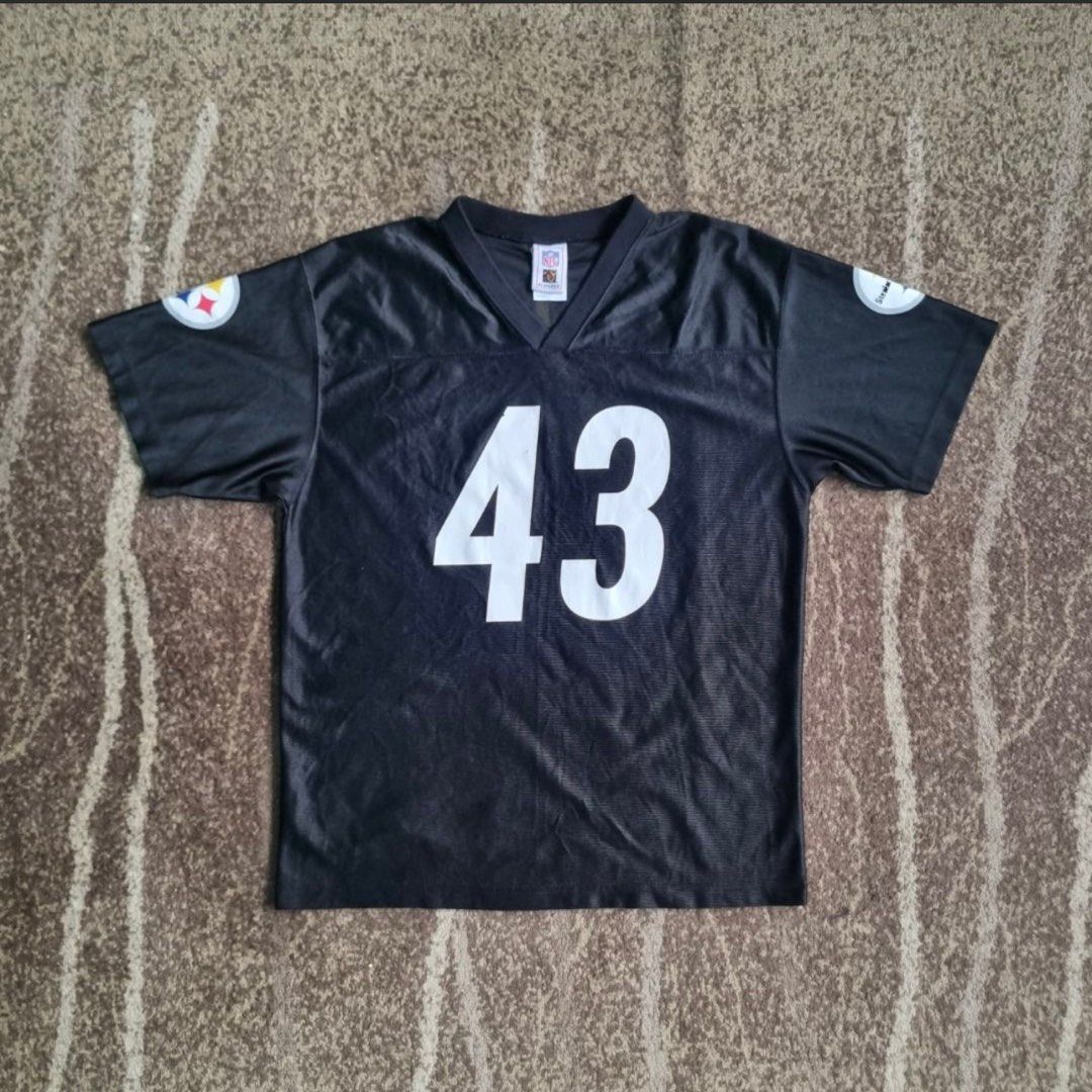 Jersey NFL Pittsburgh Steelers Troy Polamalu Original Paragon Polyester (Kategori: Baju Olahraga) berada di Jakarta Barat. Dikirim oleh anythingprelovedbyme (ID iklan 1387599383, Gambar 1). Deskripsi: Jersey NFL Pittsburgh Steelers Troy Polamalu Original Size L Ukuran Lingkar Dada : 52 cm ; Panjang : 70 cm Warna Hitam Bahan Paragon / Polyester Kondisi masih sangat bagus, benang-benang halus, tidak ada lubang, sudah dicuci bersih siap pakai.