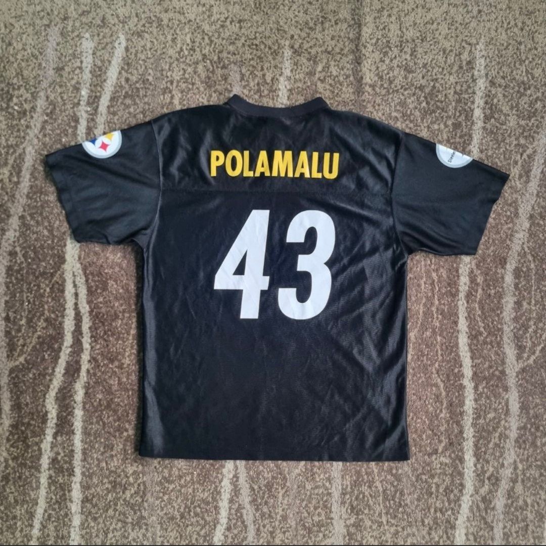 Jersey NFL Pittsburgh Steelers Troy Polamalu Original Paragon Polyester (Kategori: Baju Olahraga) berada di Jakarta Barat. Dikirim oleh anythingprelovedbyme (ID iklan 1387599383, Gambar 2). Deskripsi: Jersey NFL Pittsburgh Steelers Troy Polamalu Original Size L Ukuran Lingkar Dada : 52 cm ; Panjang : 70 cm Warna Hitam Bahan Paragon / Polyester Kondisi masih sangat bagus, benang-benang halus, tidak ada lubang, sudah dicuci bersih siap pakai.