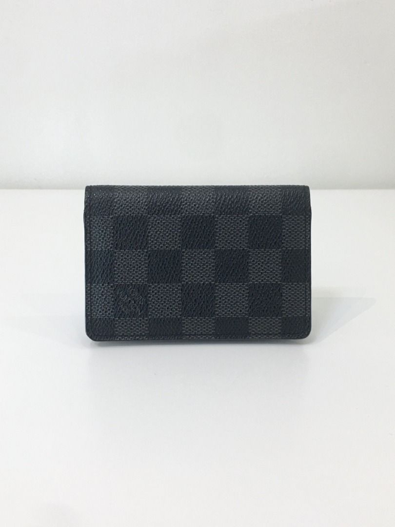 LOUIS VUITTON Damier Graphite Card Holder (Pre-loved Authentic) (Category: Luxury Bags & Wallets) located in Santa Rosa. Submitted by brandieshoppe (Listing ID 1387663131, Image 1). Description: ✅ Authentic/Original Preloved ✅ From Japan Auction ✅ Excellent Condition ✅ Money-back Guaranteed If Proven Fake ✅ Message Us For More Details *Open Also for Layaway Terms #01010.
