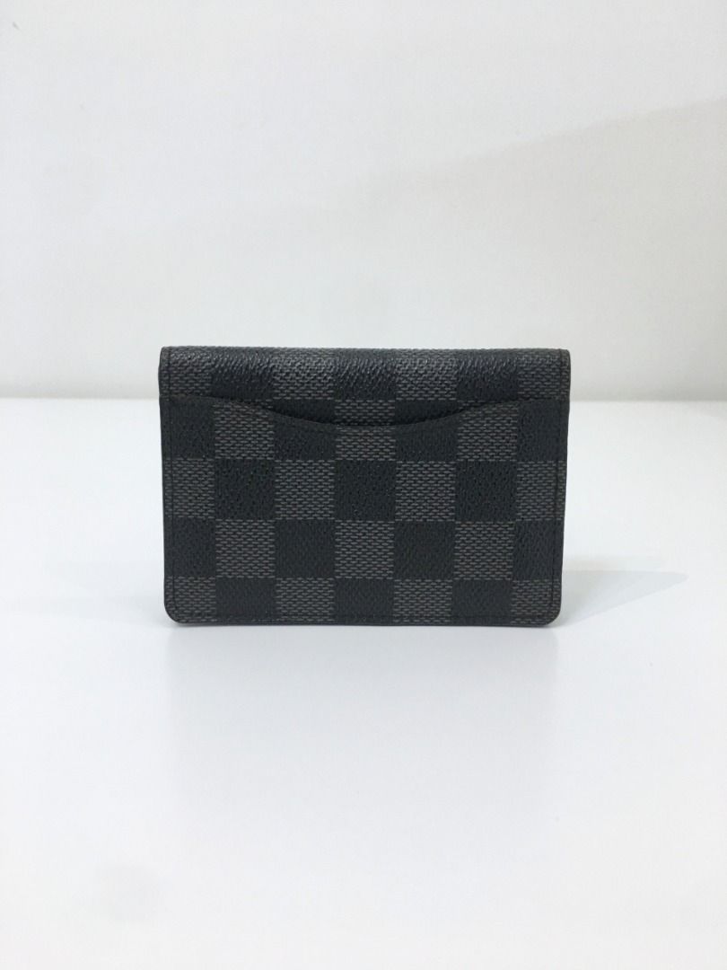 LOUIS VUITTON Damier Graphite Card Holder (Pre-loved Authentic) (Category: Luxury Bags & Wallets) located in Santa Rosa. Submitted by brandieshoppe (Listing ID 1387663131, Image 3). Description: ✅ Authentic/Original Preloved ✅ From Japan Auction ✅ Excellent Condition ✅ Money-back Guaranteed If Proven Fake ✅ Message Us For More Details *Open Also for Layaway Terms #01010.