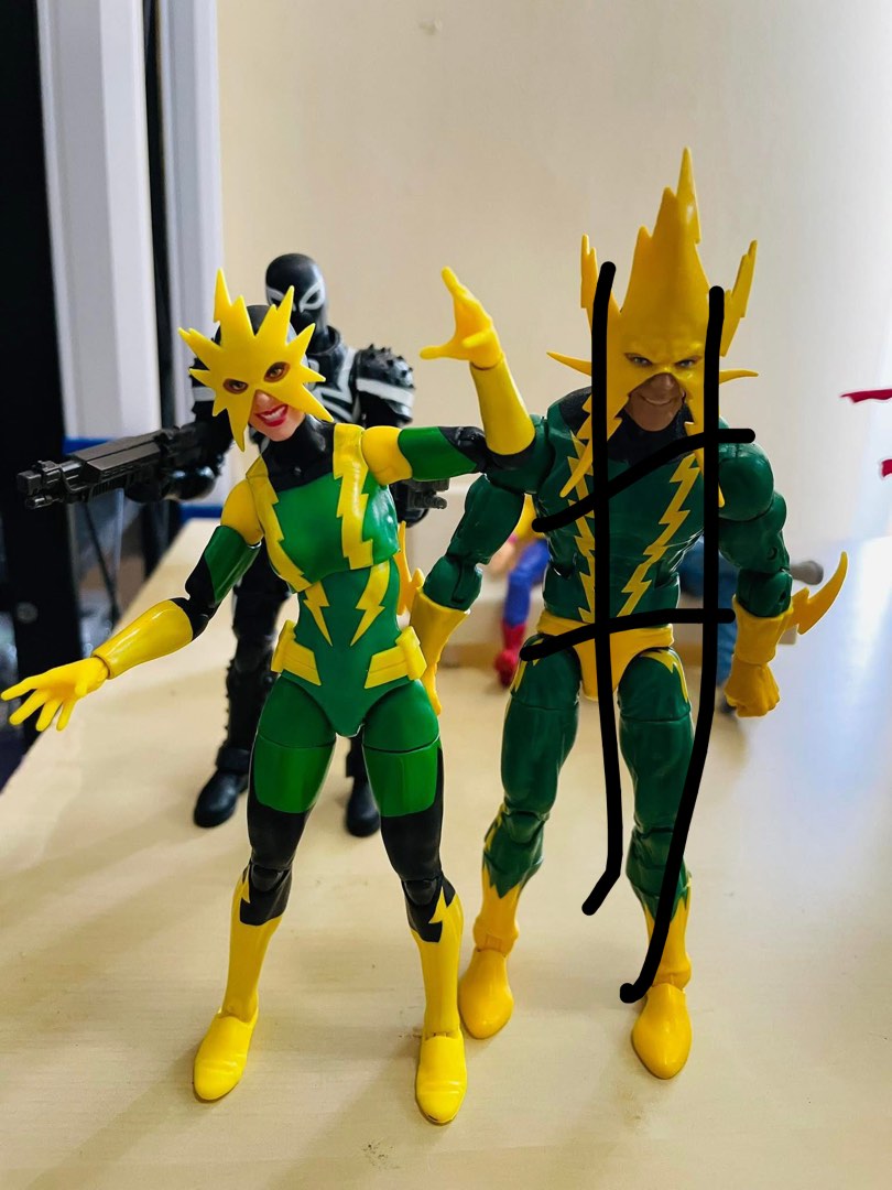 Marvel Legend 6" Retro Electro (Francine Frye), Hobbies & Toys, Toys ...