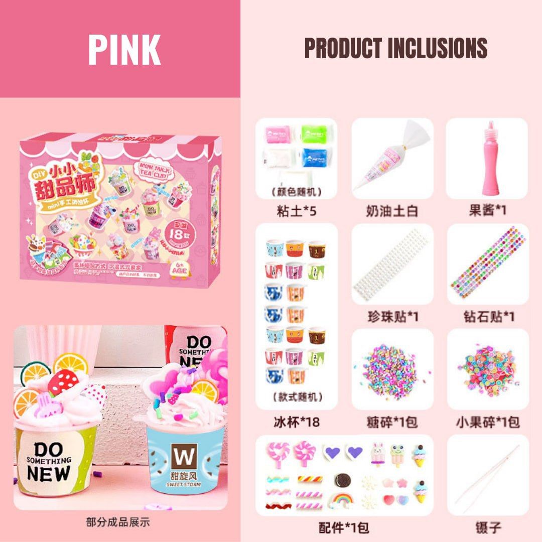 Mr Toys DIY Milktea and Bread (Category: Designer & Blind Box Toys) located in Quezon City. Submitted by tanyachoa (Listing ID 1387550111, Image 2). Description: 3 colors 🎈Pink 🎈Orange 🎈Blue.