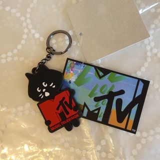 日本Ne-net Nya貓貓MTV膠牌鎖匙扣掛飾吊墜頸鏈64214533645313110