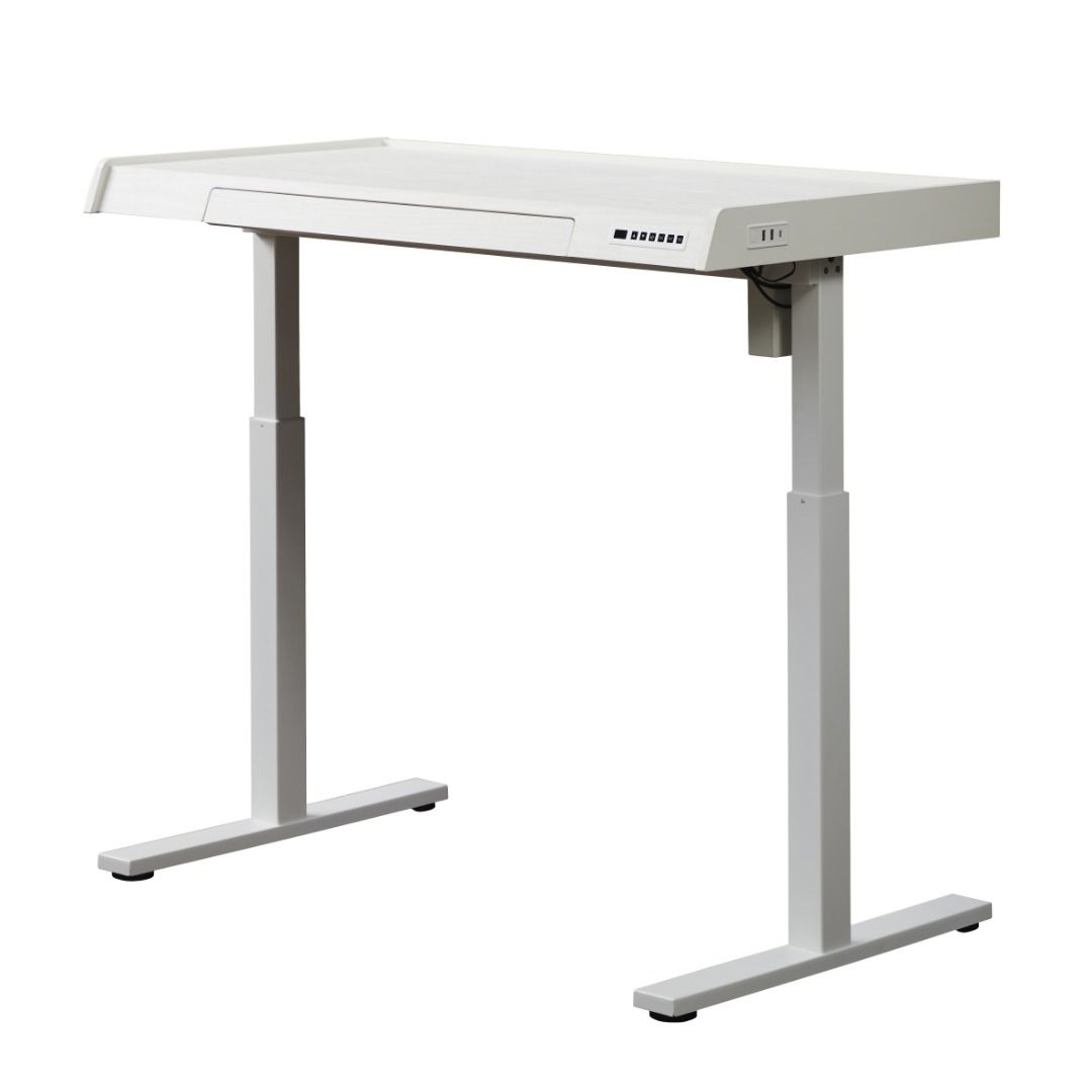 #newarrivals #NowAvailable Ergodynamic Sit Stand Desk with Drawer, Motorized Multi Height Adjustable, Computer Table, Computer Desk (Category: Tables & Sets) located in Makati City. Submitted by costuless_inc. (Listing ID 1312671681, Image 1). Description: Item Code: SSD12060DLX1M SALE PRICE: ₱14,999.00 Note: Price may change without prior notice. Ergodynamic Sit Stand Desk with Drawer ♡ Color: White ♡ Size: L120 x W60 x H73-120cm ♡ VERSATILE ♡ M