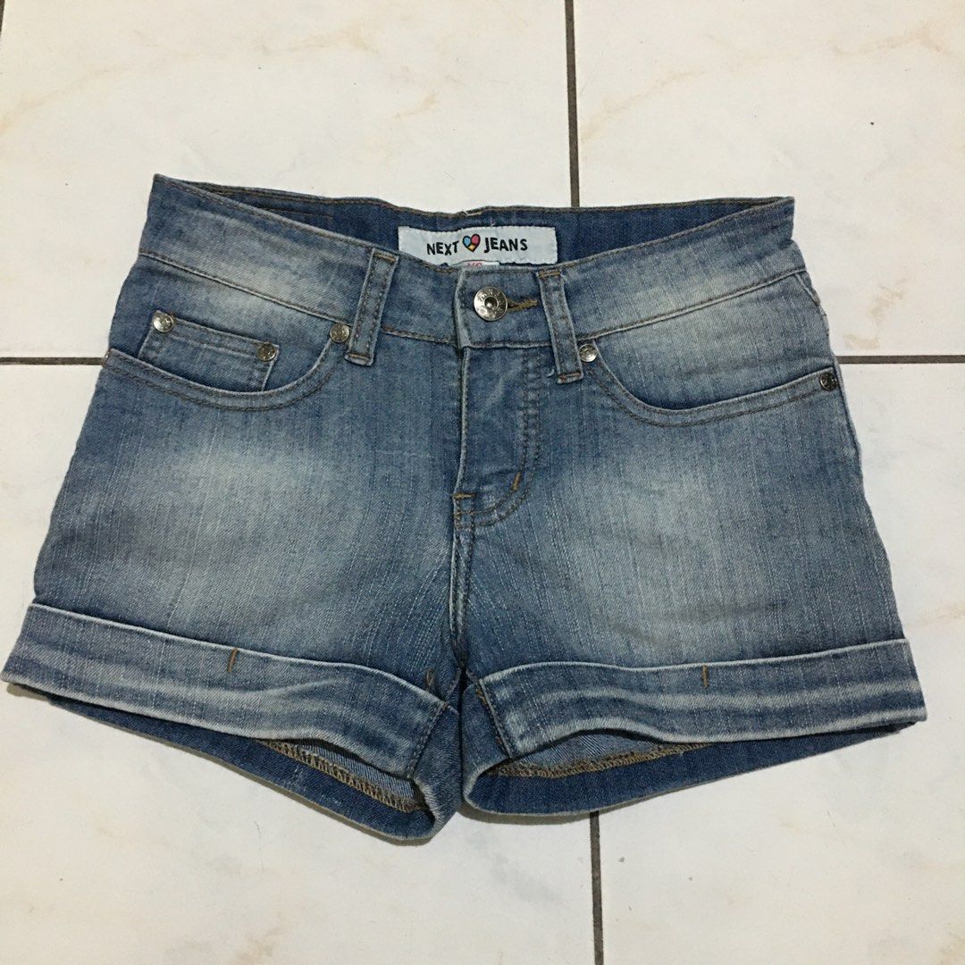 NEXT jeans denim shorts xs (Category: Shorts) located in Dagupan City. Submitted by einalem.declutters (Listing ID 1387682694, Image 1). Description: Only used once or twice Mop:gcash/maya Mod: j&t/lbc Buyer will shoulder the shipping fee Send a message if interested.