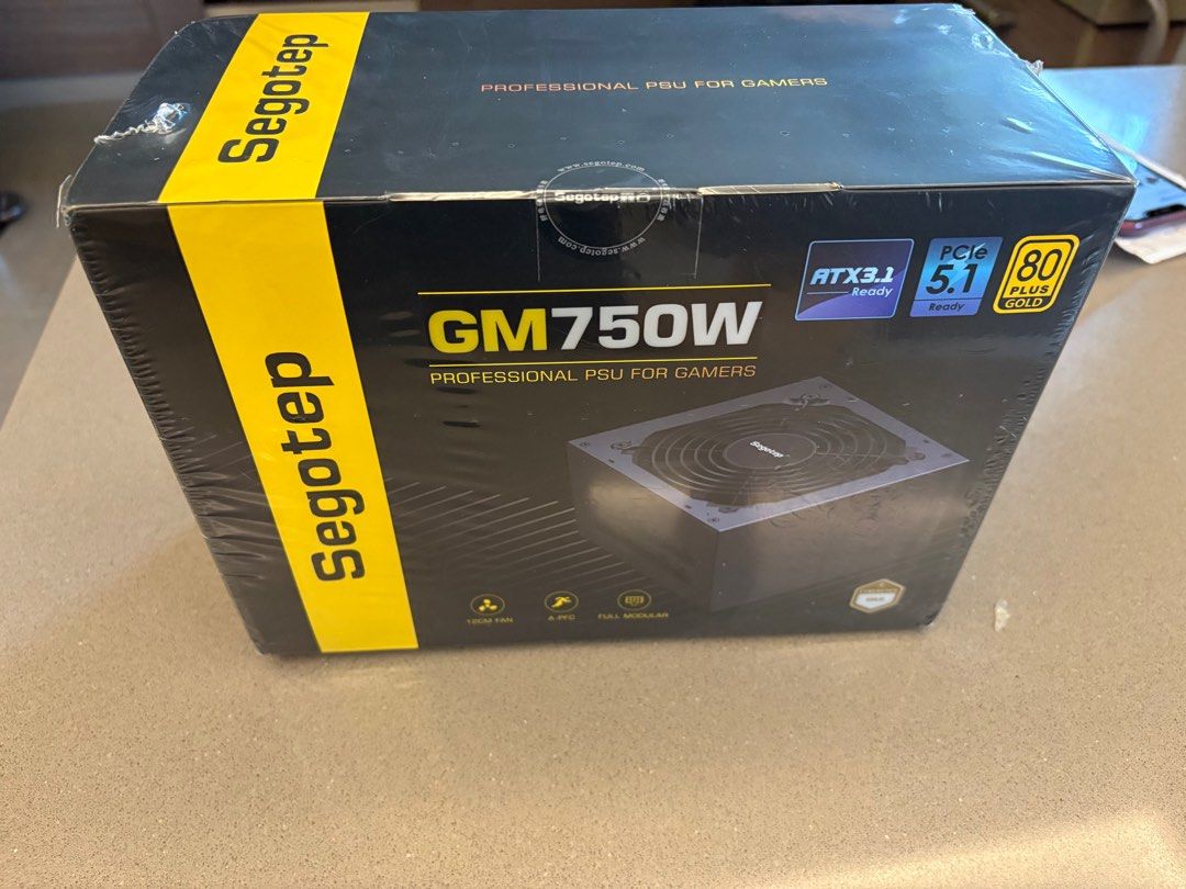 Segotep 750W Power Supply, 80 Plus Gold Full Modular PCIe